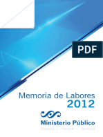 Memoria de Labores 2012 PDF