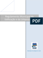 Santiago Do Cacém - RMEU - Regulamento Municipal Da Edificação e Urbanização 2013
