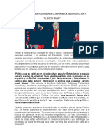 La Comunicación Política Moderna y La Importancia de La Política Pop El Efecto Trump