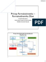 Prinsip Farmakokinetika - Farmakodinamika PDF