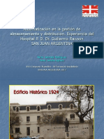 Automatización en La Gestión de Almacenamiento y Distribución. Experiencia Del Hospital P. D. Dr. Guillermo Rawson SAN JUAN ARGENTINA PDF