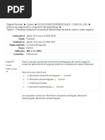 Tarea 3 - Presentar evaluación ecuaciones diferenciales de primer orden y orden superior