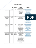 Ficha de Autores y Glosario