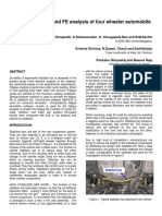Tarea 4 - Endurance Testing and FE Analysis of Four Wheeler Automobile PDF