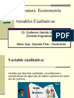 Variables Cualitativas