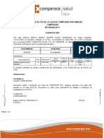 Certificado de Salud PDF