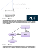 E-Commerce - Business Models 