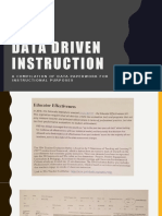 Data Driven Instruction