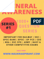 General Awareness MCQ 1-25 PDF