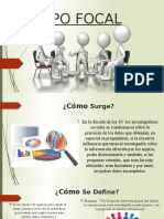 Diapositivas. Grupo Focal