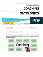 Aproximación Al Coaching Ontológico - Parte 1