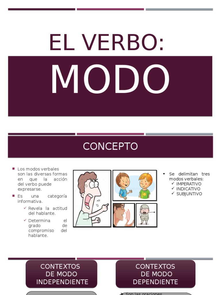El Verbo Modo, PDF, Verbo