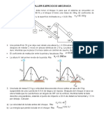 Ejercicios mecánica equilibrio energía movimiento