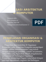Organisasi Arsitektur & Komputer