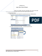 Pratikum Pemrograman Visual 11 Menu Utama Report PDF