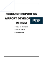 Report Airport Dev in India Dec 2009