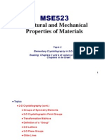 Structural and Mechanical Properties of Materials