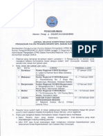 Pengumuman Jadwal SKD Pengadaan CPNS BNN PDF
