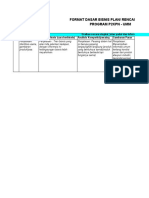 FORMAT BISNIS PLAN