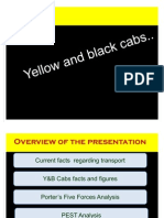 Yellow and Black Cabs