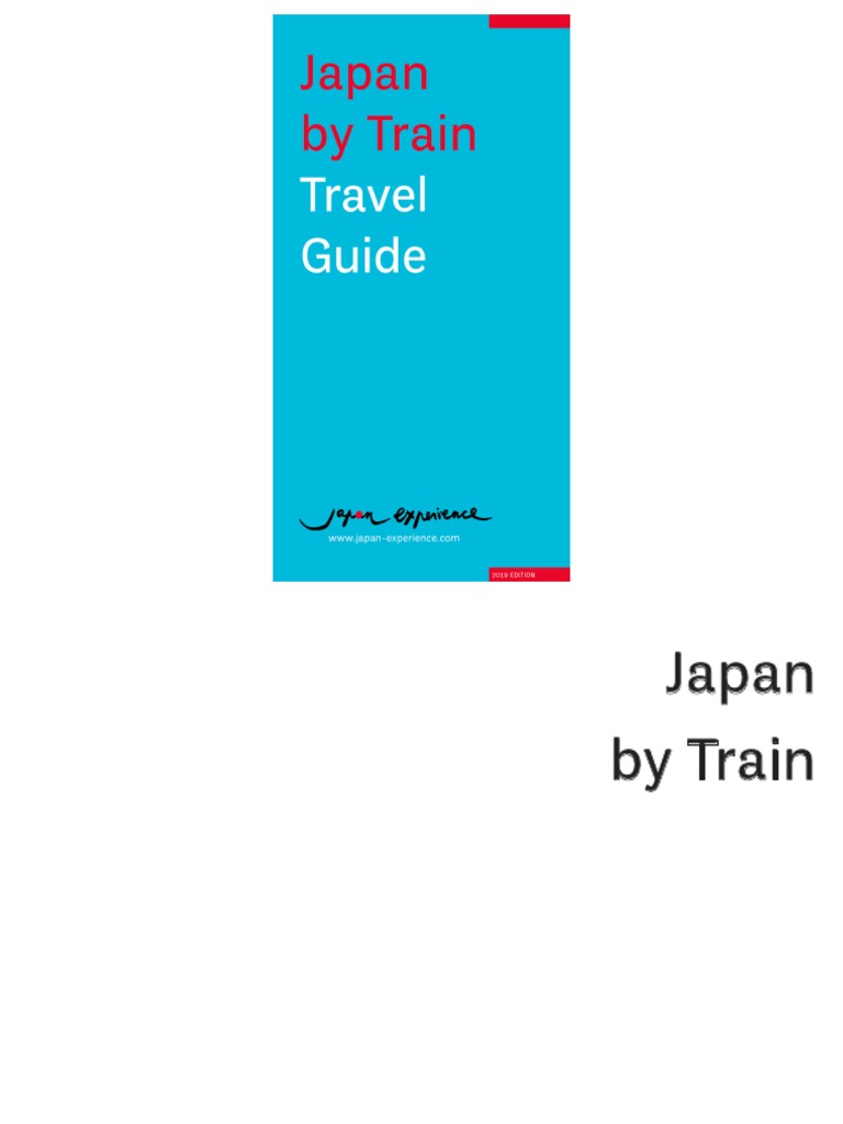 Japanbytrain Japanexperience Pdf Tokyo Transportation Engineering
