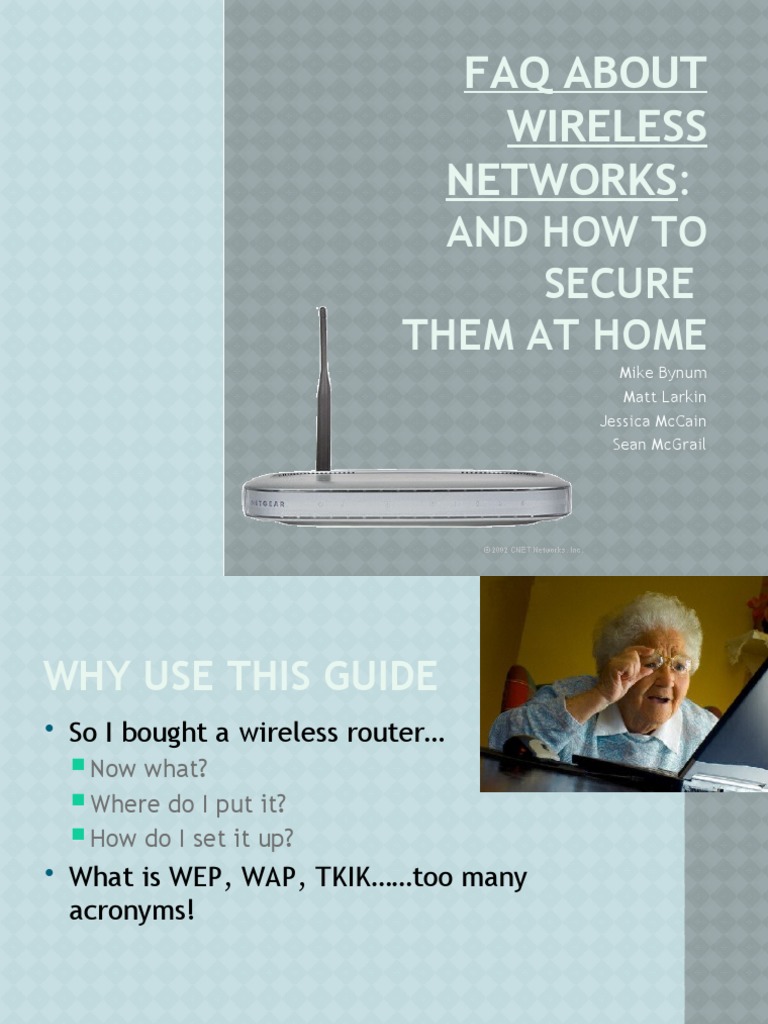 FAQ About Wireless Access Point Security PDF Wireless Networking