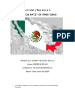Política exterior mexicana y tratados comerciales