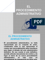 EL PROCEDIMIENTO ADMNISTRATIVO