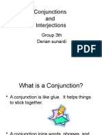 Conjunctions and Interjections