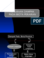 Prakiraan  Dpk pada Biota Perairan