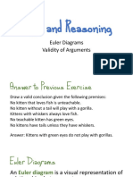 Logic and Reasoning - Euler Diagrams and Validity of Arguments