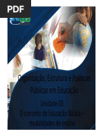 Unidade 03 - O conceito de educacao basica-modalidades de ensino
