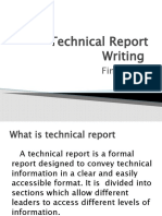 Technical Writing - Final Term