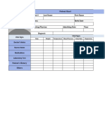 Patient Chart