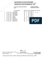 NGPE 2019 Result Part A