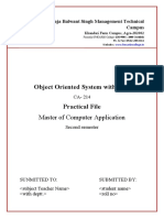 Frient Pageof Prictical File JAvaandc