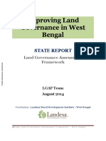 Improving Land Governance in West Bengal: State Report