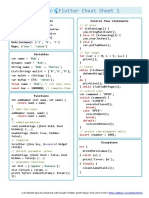 Dart For Flutter Cheat Sheet PDF