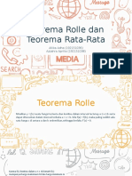 Teorema Rolle Dan Teorema Rata Rata