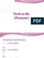 Verb To Be