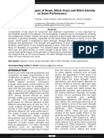 Effect of Different Types of Seam Stitch PDF