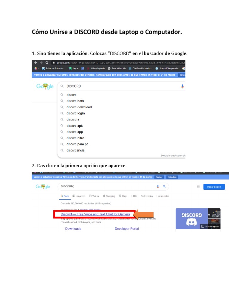 Unirse a Discord desde PC o Celular | PDF | ciberespacio | Software