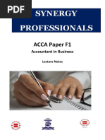 F1 - ACCA Lecture Notes