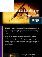 Panahonngpagsasarili Group5 170713163245