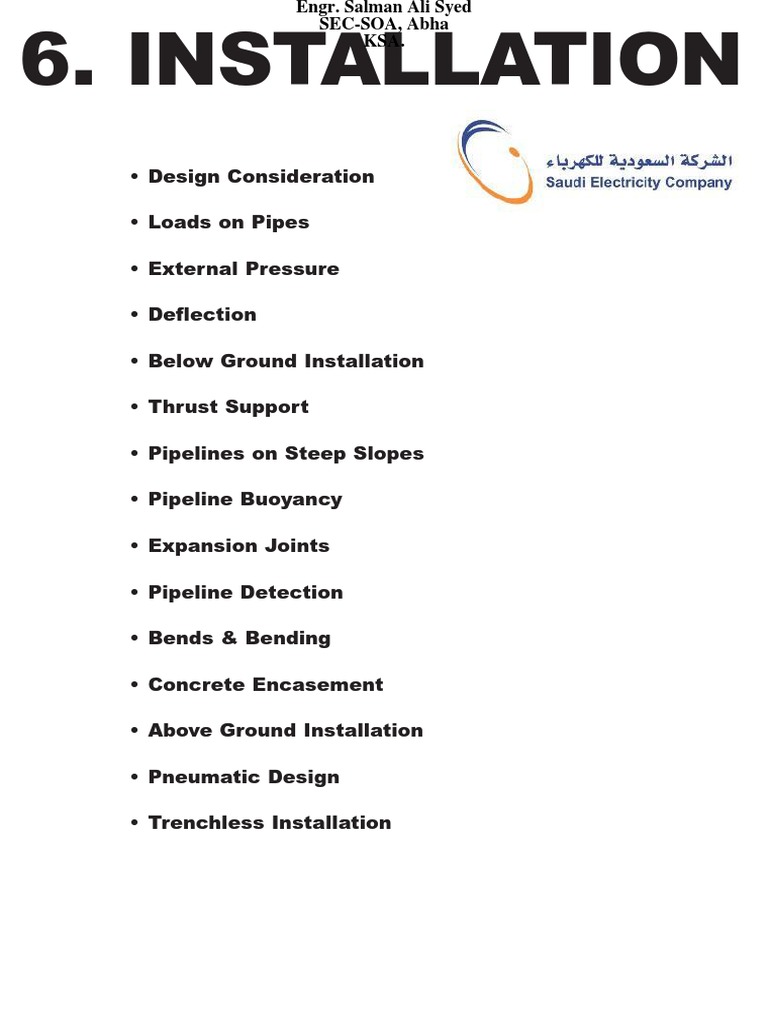 Pipe Line Installation Pdf Download Free Pdf Pipe Fluid Conveyance