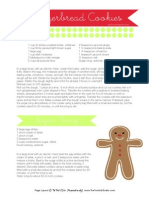 Gingerbread Men Recipe - Tomkat Studio