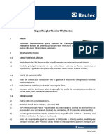 Especificacao Tecnica TFL Itautec PDF