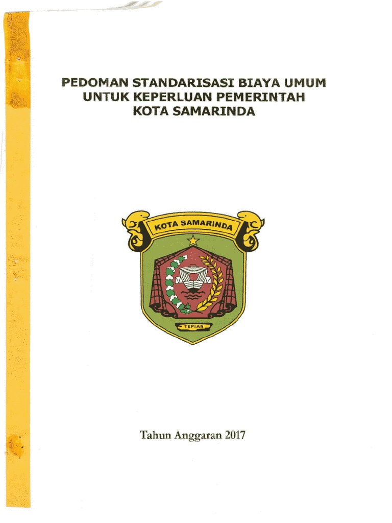 Standar-Harga-Satuan-Barang-Jasa Pemkot-KS-TA.2017 PDF | PDF