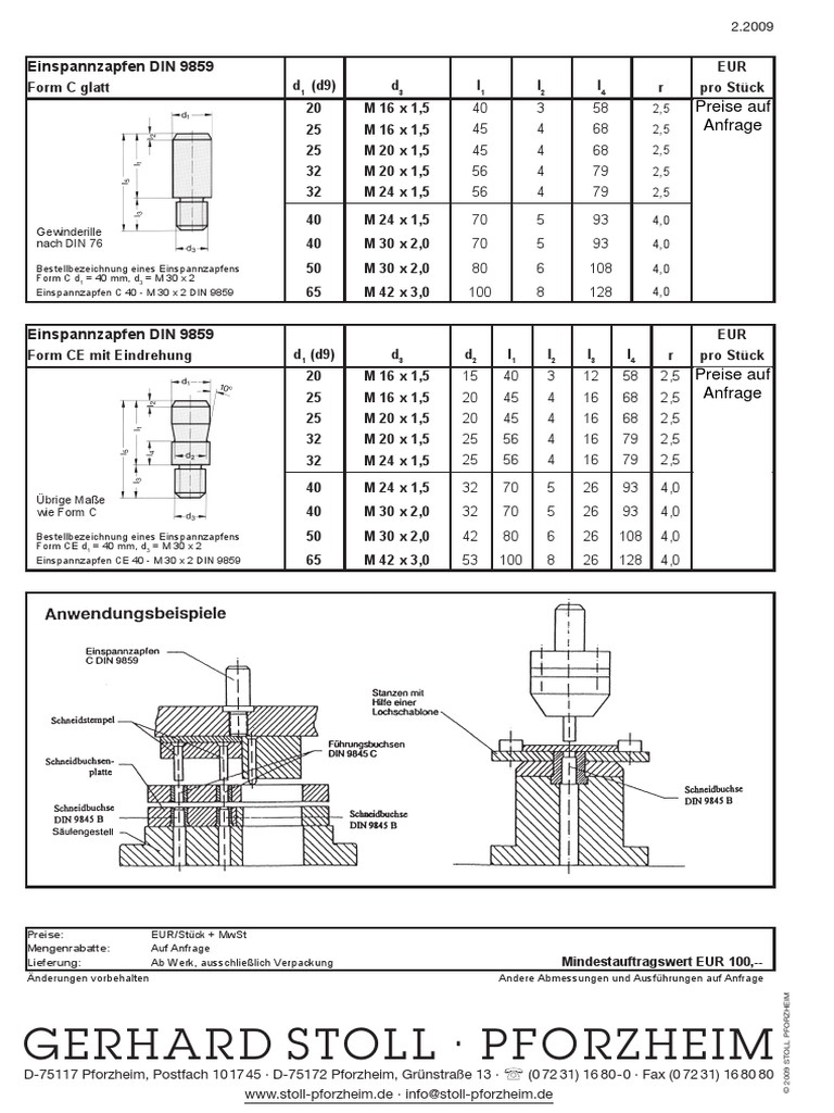 DIN9859 | PDF