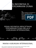 Peran Indonesia Di Dalam Perdamaian Dunia